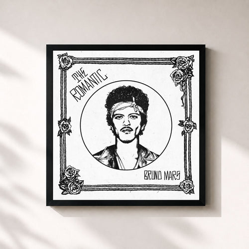 Bruno Mars · The Romantic — Gerahmter Kunstdruck