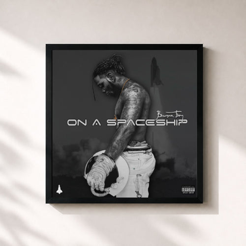 Burna Boy · On A Spaceship — Stampa incorniciata