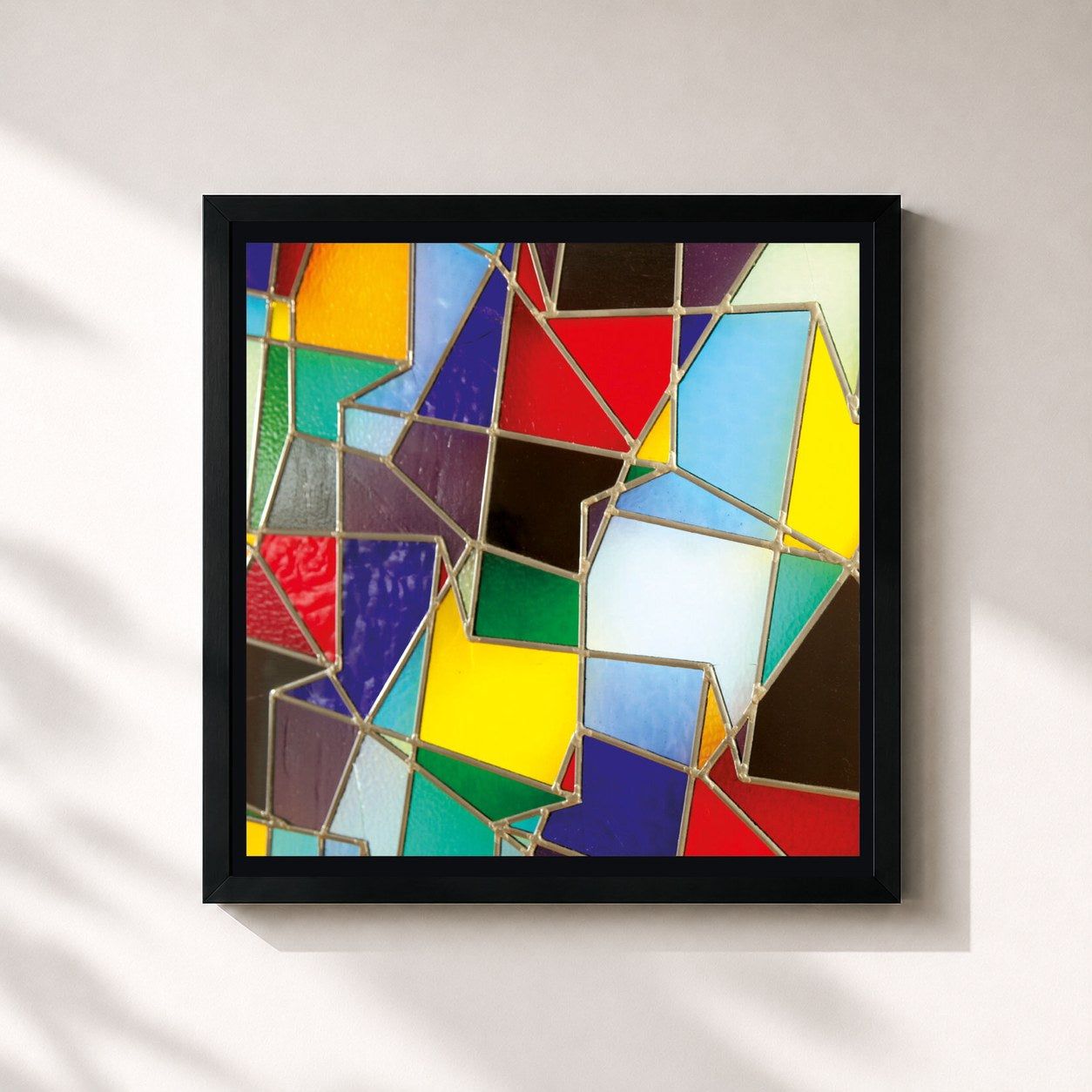 #noir Tableau carré de l'album In Our Heads (Expanded Edition) de Hot Chip, cadre noir 32x32 cm