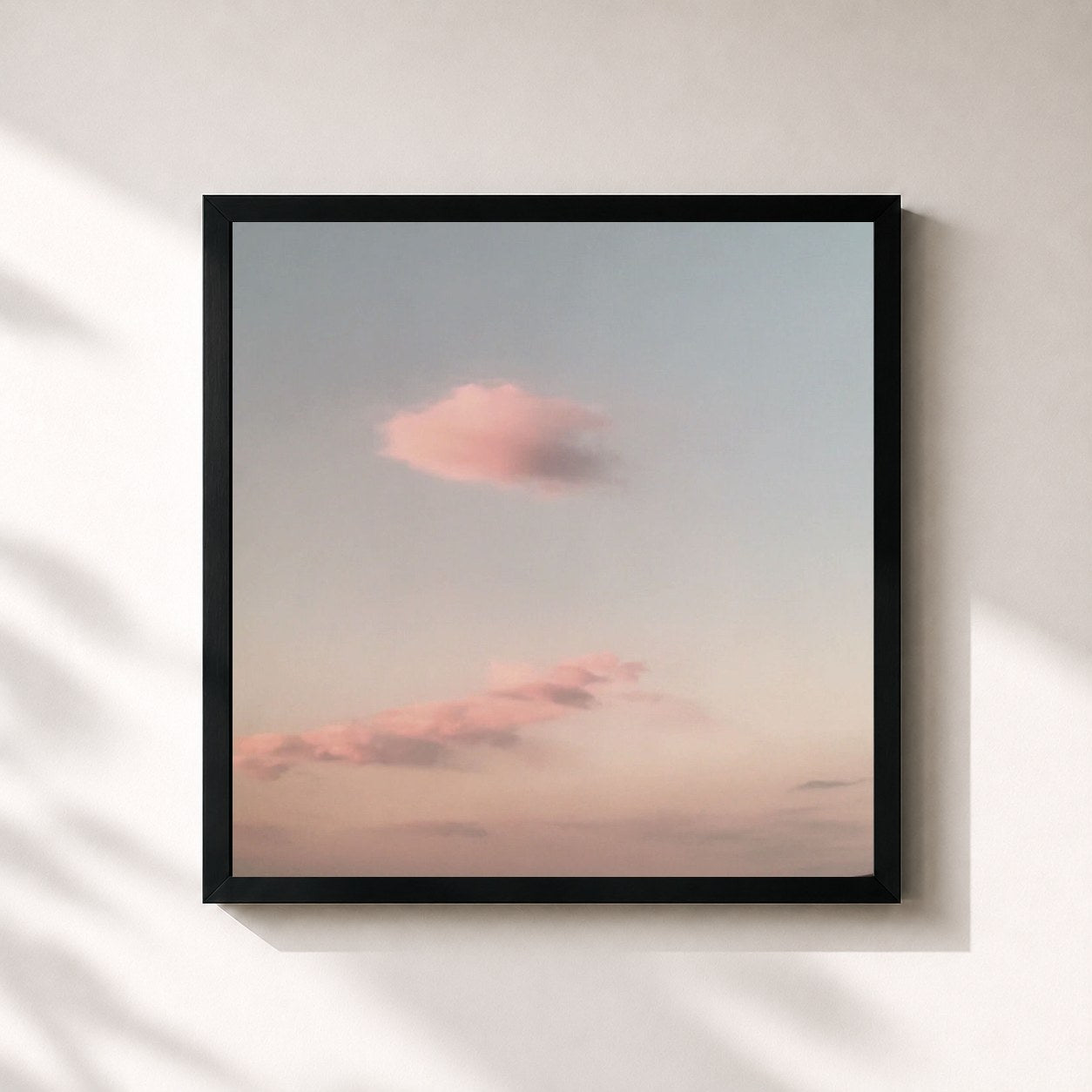 #noir Tableau carré de l'album December to May (2021) de Illy, cadre noir 32x32 cm