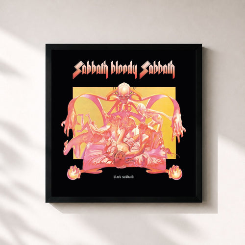 Black Sabbath · Sabbath Bloody Sabbath — Gerahmter Kunstdruck
