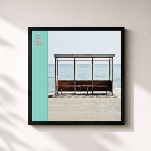 BTS · You Never Walk Alone — Affiche encadrée