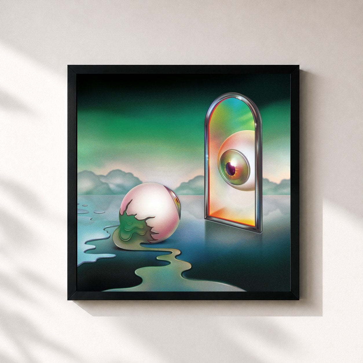 Nick Hakim · Green Twins — Affiche encadrée