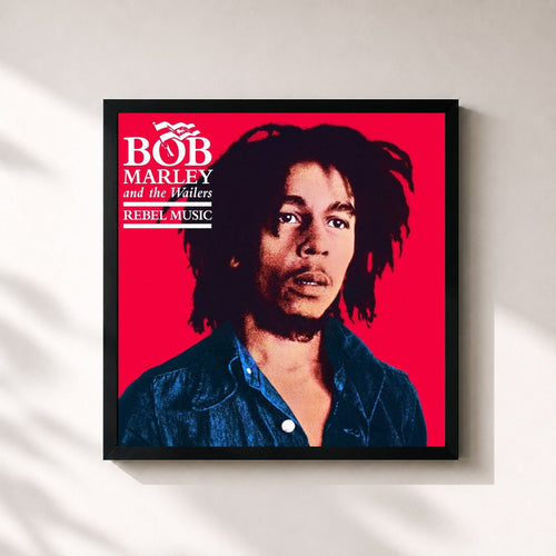 Bob Marley & The Wailers · Rebel Music — Affiche encadrée