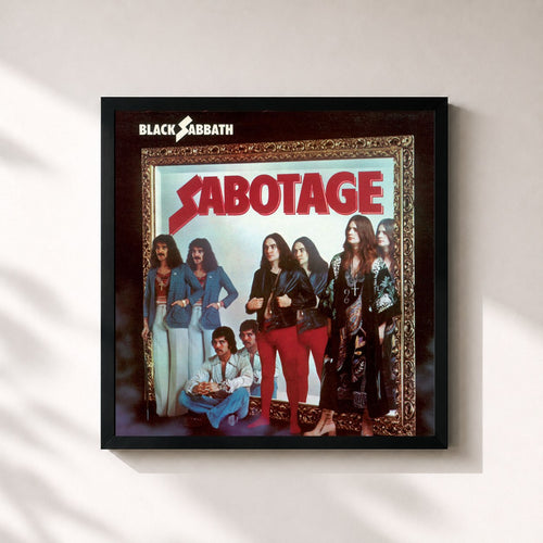 Black Sabbath · Sabotage — Framed art print