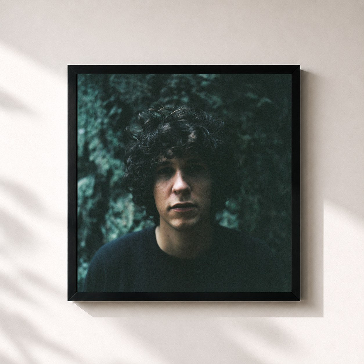 #noir Tableau carré de l'album Goon de Tobias Jesso Jr., cadre noir 32x32 cm