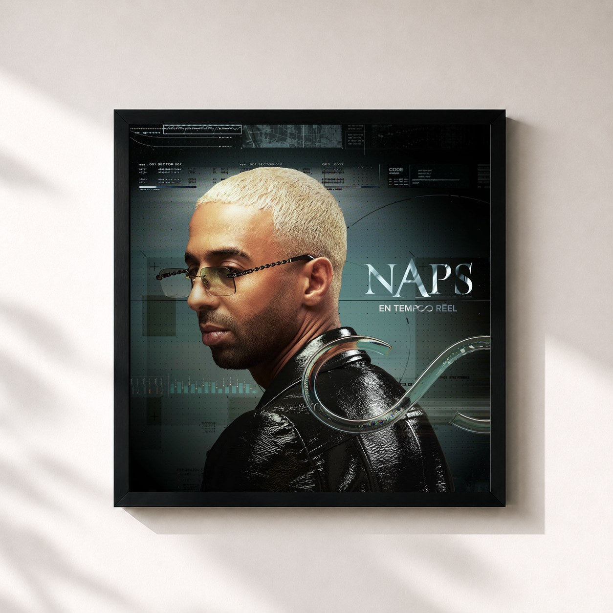 Naps · En temps réel — Gerahmter Kunstdruck