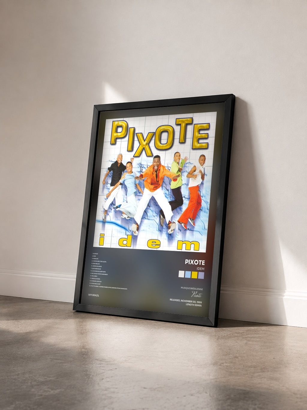 #noir Tableau de l'album Idem de Pixote vu de trois quarts, cadre noir