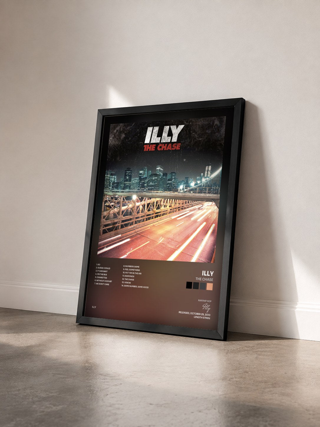 #noir Tableau de l'album The Chase de Illy vu de trois quarts, cadre noir