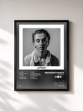#noir Tableau de l'album portraits de Greyson Chance, cadre noir, imprimé et encadré en France