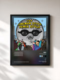 #noir Tableau de l'album Gangnam Style (강남스타일) (Remix) de Psy, cadre noir, imprimé et encadré en France