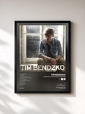 #noir Tableau de l'album Wenn Worte meine Sprache wären de Tim Bendzko, cadre noir, imprimé et encadré en France