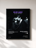 #noir Tableau de l'album Bye Bye Blackbird EP de Melody Gardot, cadre noir, imprimé et encadré en France