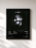 #noir Tableau de l'album Sátt de Asgeir, cadre noir, imprimé et encadré en France