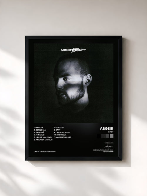 Asgeir · Sátt — Affiche encadrée