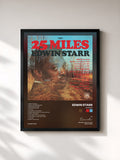 #noir Tableau de l'album 25 Miles de Edwin Starr, cadre noir, imprimé et encadré en France