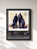 #noir Tableau de l'album All-4-One de All-4-One, cadre noir, imprimé et encadré en France