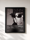 #noir Tableau de l'album Strijdlustig de André Hazes, cadre noir, imprimé et encadré en France