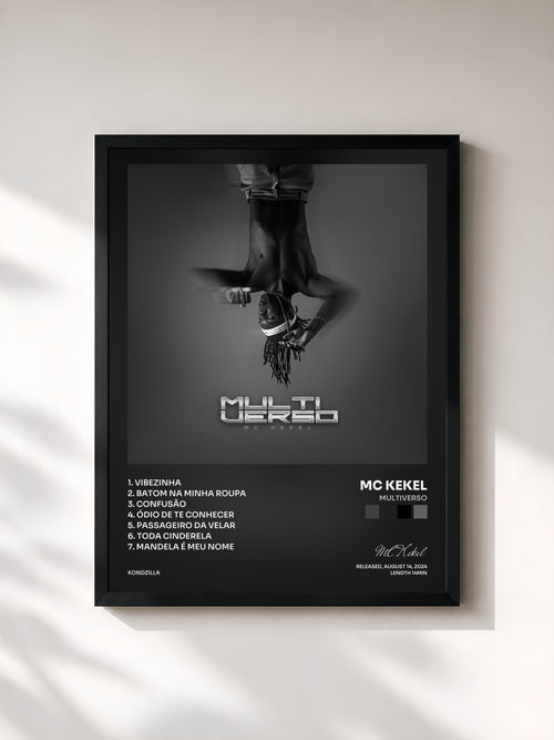 MC Kekel · Multiverso — Affiche encadrée