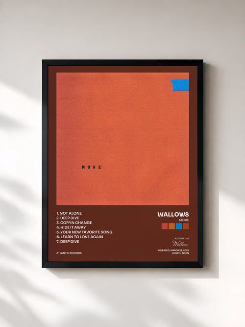 Wallows · More — Affiche encadrée