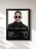 #noir Tableau de l'album Inovando de Léo Santana, cadre noir, imprimé et encadré en France