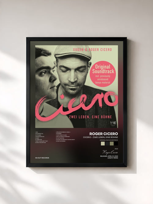 Roger Cicero · Cicero - Zwei Leben, eine Bühne (Original Film-Soundtrack) — Affiche encadrée