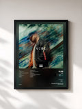 #noir Tableau de l'album Vibe de Fler, cadre noir, imprimé et encadré en France