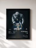 #noir Tableau de l'album The Detour de DJ Luke Nasty, cadre noir, imprimé et encadré en France