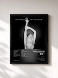 #noir Tableau de l'album Once I Was An Eagle de Laura Marling, cadre noir, imprimé et encadré en France