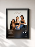 #noir Tableau de l'album The Lead de FLO, cadre noir, imprimé et encadré en France