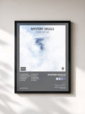 #noir Tableau de l'album One of Us de Mystery Skulls, cadre noir, imprimé et encadré en France