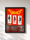 #noir Tableau de l'album Meet The Supremes - Expanded Edition de The Supremes, cadre noir, imprimé et encadré en France