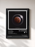 #noir Tableau de l'album Ouroboros de Ray LaMontagne, cadre noir, imprimé et encadré en France
