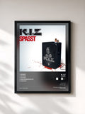 #noir Tableau de l'album Spasst de K.I.Z, cadre noir, imprimé et encadré en France