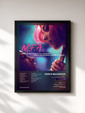 #noir M.F.A. (Original Motion Picture Soundtrack) von Sonya Belousova als gerahmter Kunstdruck, schwarzer Rahmen, gedruckt und gerahmt in Frankreich