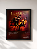 #noir Tableau de l'album Ámame de Il Volo, cadre noir, imprimé et encadré en France
