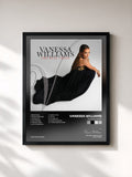 #noir Tableau de l'album The Real Thing de Vanessa Williams, cadre noir, imprimé et encadré en France