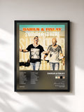 #noir Tableau de l'album Summer Is Here de Darius & Finlay, cadre noir, imprimé et encadré en France