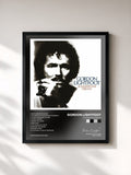 #noir Tableau de l'album Summertime Dream de Gordon Lightfoot, cadre noir, imprimé et encadré en France