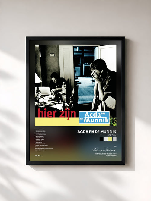Acda en de Munnik · Hier Zijn — Affiche encadrée