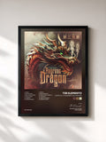 #noir Tableau de l'album Capítulo 1: El Regreso Del Dragon de T3r Elemento, cadre noir, imprimé et encadré en France