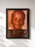 #noir Tableau de l'album I Might Forgive... But I Don't Forget de Jeezy, cadre noir, imprimé et encadré en France