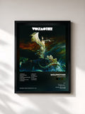 #noir Tableau de l'album Wolfmother de Wolfmother, cadre noir, imprimé et encadré en France
