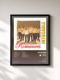 #noir Tableau de l'album Romances de Intocable, cadre noir, imprimé et encadré en France