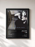 #noir Tableau de l'album Blame It On My Youth de Holly Cole, cadre noir, imprimé et encadré en France