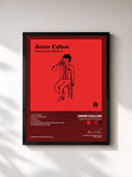 #noir Tableau de l'album Song Society Volume 2 de Jamie Cullum, cadre noir, imprimé et encadré en France