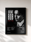 #noir Tableau de l'album Pass It On de Douwe Bob, cadre noir, imprimé et encadré en France