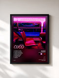 #noir Tableau de l'album wannabewithu de Cuco, cadre noir, imprimé et encadré en France