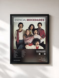 #noir Tableau de l'album Esencial Mocedades de Mocedades, cadre noir, imprimé et encadré en France