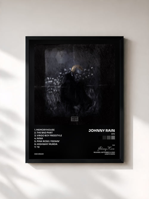 Johnny Rain · EP2 — Affiche encadrée